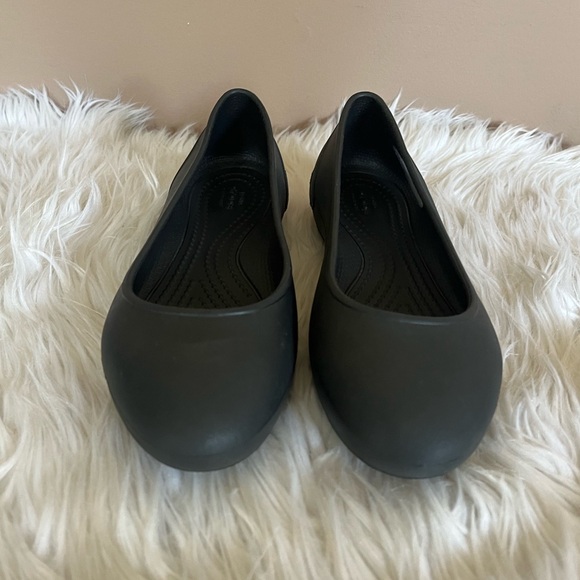 {Crocs} Ballet Flats in Black - Womens 4 - Picture 2 of 7